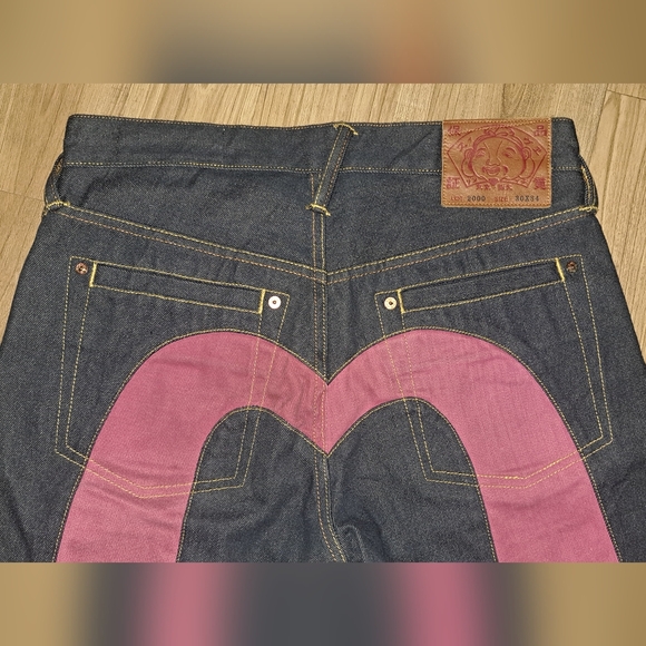 EVISU Japan Vintage Selvage Daicock Jeans – Purple Gradient - Picture 9 of 16